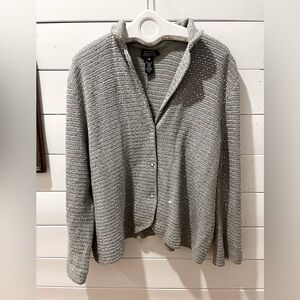 Jones New York Signature – Embellished Handknit Cardigan (3X)